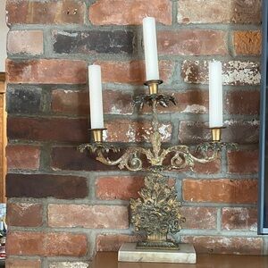 Vintage Gold Candelabra